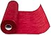 100%Mosel Vlies Tischläufer, in Rot (30 cm x 25 m), dekoratives Tischband aus Stoff, edle Tischdeko für Geburtstage & Hochzeiten, Bunte Dekoration zu besonderen Anlässen