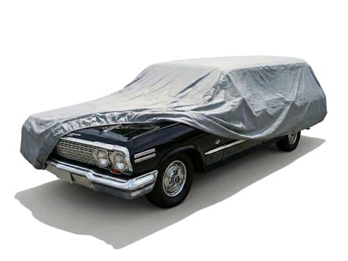 CarsCover 100% Waterproof Station Wagon Fit up to 225 inch Car Cover Heavy Duty All Weatherproof...