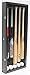 PRO UV PROTECTION 6 Baseball Bat Display Case Holder Rack Cabinet, with lockable door, B66-BLA