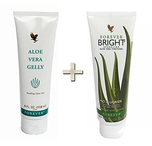Preisvergleich Produktbild Aloe Vera Gelly + Aloe Vera Bright Toothgel