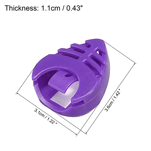 sourcing map Guitare Médiator Support Plastique Forme Cœur Violet pour Guitare, Basse, Ukulélé avec Adhésif Retour et… - Les Beatles, Paul McCartney, John Lennon, RIngo Starr, George Harrison sourcing map Guitare Médiator Support Plastique Forme Cœur Violet pour Guitare, Basse, Ukulélé avec Adhésif Retour et… – Image 3
