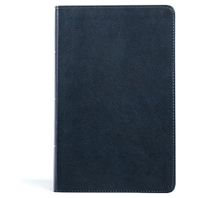 CSB Single-Column Personal Size Bible, Navy LeatherTouch: Christian Standard Bible, Navy, Leathertouch, Single-Column Personal Size Bible