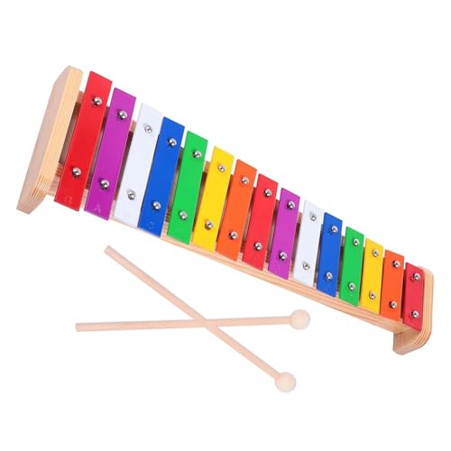 DABAUR Glockenspiel 15 Note Glockenspiel Percussion Instrument Colorful Stylish And Durable Aluminum Soundboard