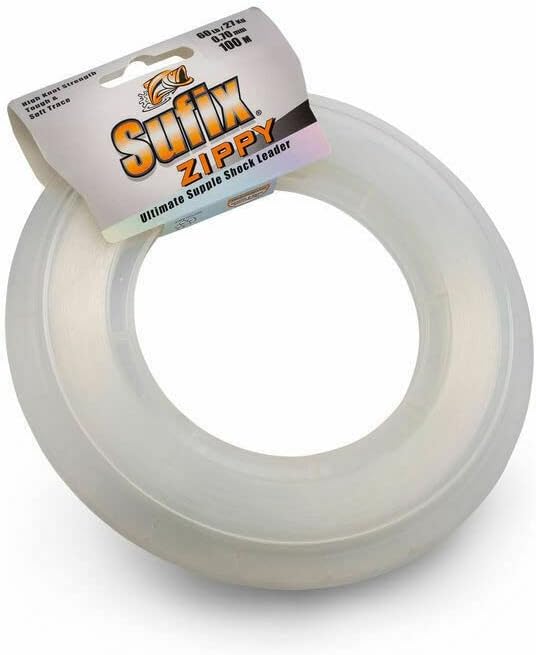 Sufix Zippy Supple Shock Leader Line Head – 100m
