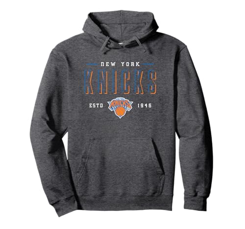 NBA Official New York Knicks Half Moon Pullover Hoodie