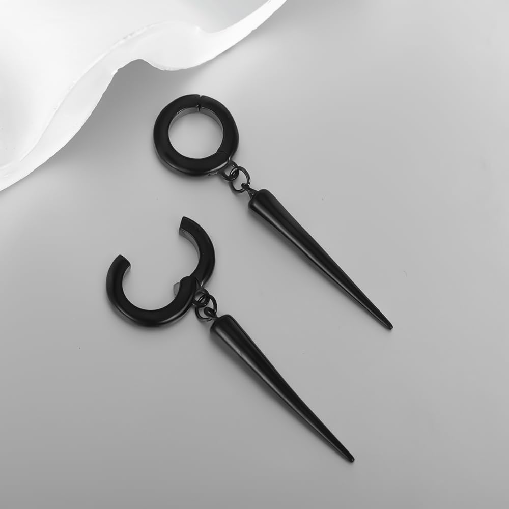 Vankula Pesos Orejas 1 Pare Dilataciones Oreja Expansaor Aro acero inoxidable Oreja piercing de joyería para Mujer Hombre 4mm 6mm
