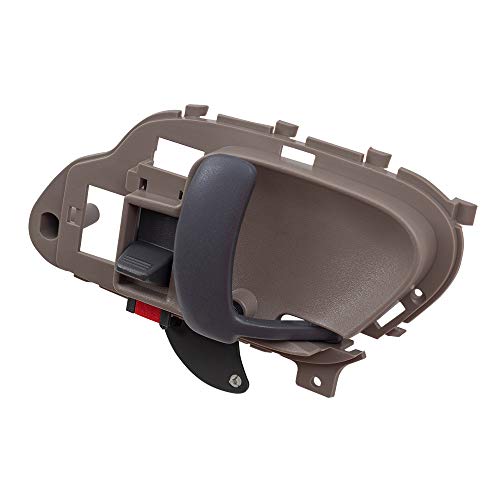 Autoandart Brock Replacement Driver And Passenger Inside Inner Tan Door Handles Compatible With 95-02 Pickup Truck 15708043 15708044 #TOP1