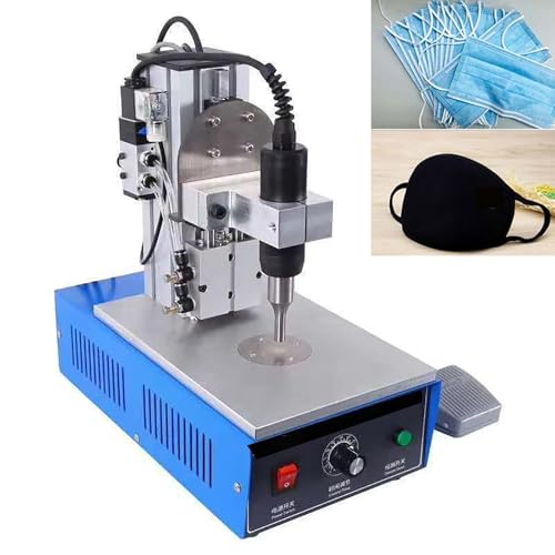 Portable Spot Welding Machine, 1500W Adjustable Speed with Timer, Ideal for Fabric Sewing and Repair