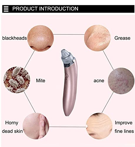 Veentus 4 in 1 Blackhead Whitehead Extractor Remover Device, Acne, Pimple, Pore Cleaner, Vacuum Suction Tool with 4 Suction Head for Men and Women, Blackhead Remover Machine... - Image 5