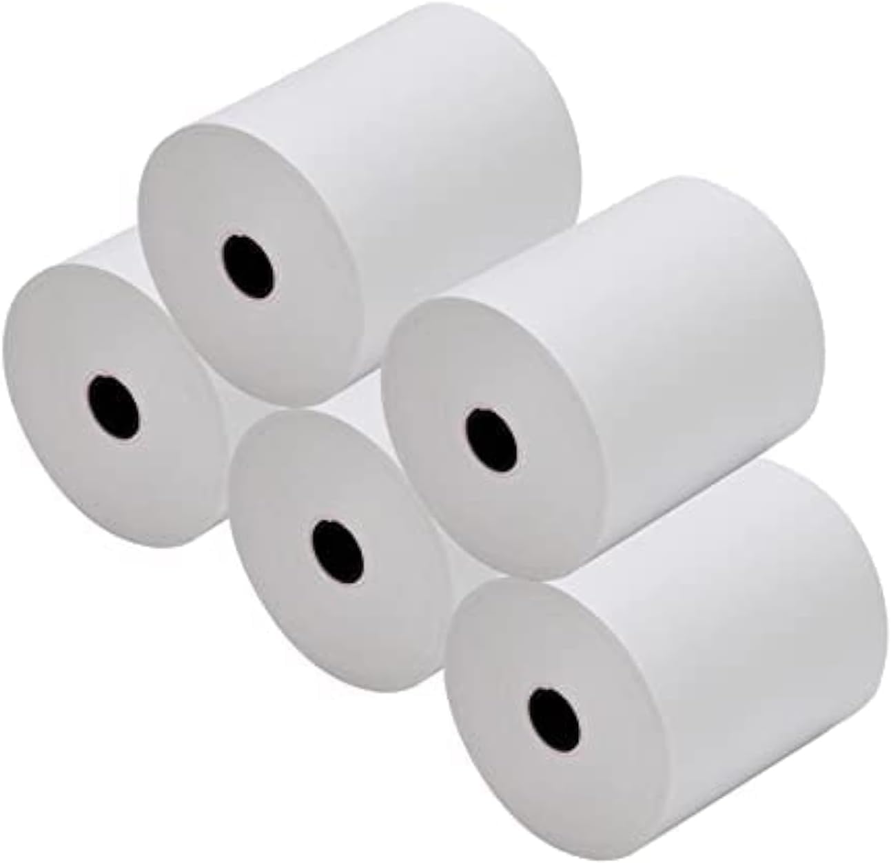 Rollos de papel térmico para impresora de recibos de 3 1/8 [80 mm] [3.125 x 230 pies] - 5 rollos
