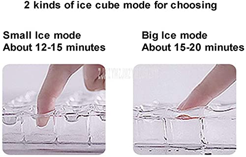 Fabricador portátil de hielo eléctrico 1500 cubos en 12 horas miniatura 3