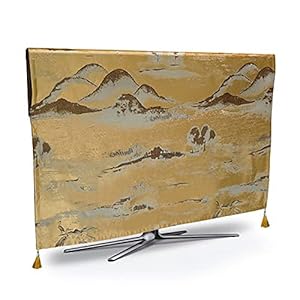 Licht Luxe European TV Cover Dust Cover TV Screen Protector Opknoping 22-75in LCD LED Indoor Slaapkamer Woonkamer…