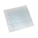 Buxton Unisex Stacked Vinyl Window Inserts for Credit Card and Hipster Wallets, Pack of 3, Clear