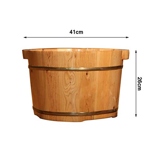 Tina de madera para pies con masaje spa miniatura 2