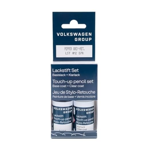 Audi Original Lackstift Set Peppergrey Metallic LD7R kompatibel VW