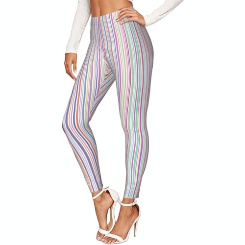 Leggings estampados que no transparentan: pantalones de entrenamiento suaves para gimnasio cómodo
