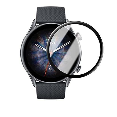 Soezit 5D Screen Protector Screen Guard for Amazfit GTR 3 Pro (Black) with Easy Installation Kit (B09NMM272N) Amazon Price History, Amazon Price Tracker