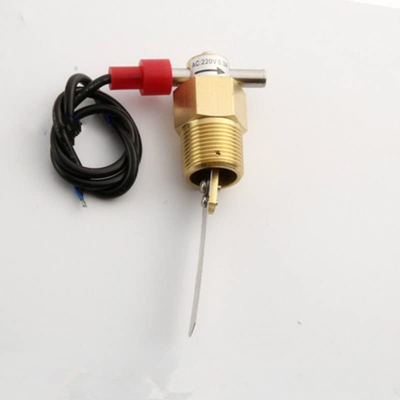 Paddle Type Water Flow Switch DN15/DN20 Flow Sensors 220VAC/DC24V Male Thread Flow Paddle Water Pump Flow Switch - (Color: DN15/ Voltage: DC24V)