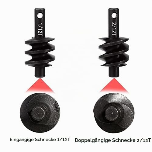 INJORA RC Stahl Wurm Getriebe Overdrive Achse Differential 12T für SCX24 – Ansicht 3