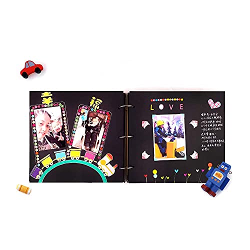 Libro de recuerdos de madera para manualidades y proyectos de bricolaje 4