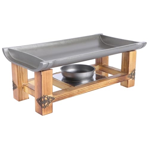 DOITOOL Cast Iron Fish Grill Stove Pan