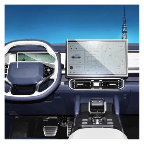 LVGVZTTGKM Infotainment-Bildschirmfolie Für Jetour Traveller T2 2023 15,6 Zoll Hartglasschutz(2 pcs)
