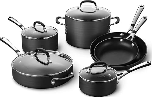 Calphalon 10-Piece Non-Stick Kitchen Cookware Set...