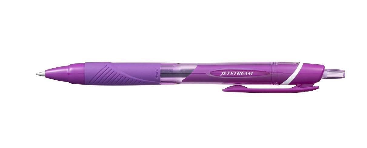 uni-ball JETSTREAM SXN-150-07 RETRACTABLE ROLLERBALL PEN [Pack of 3] Violet Barrel with Violet Ink