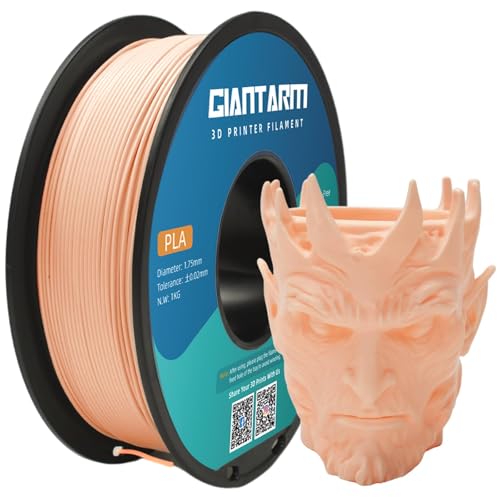 GIANTARM Filamento PLA de 1,75 mm, color piel, filamento PLA para impresora 3D, precisión dimensional ±0,02 mm, bobina de 1 kg (2,2 LBS) filamento de impresión 3D para impresora 3D