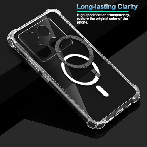 Amazon Brand - Solimo Thermoplastic Polyurethane Wireless Charging Support Back Cover for Infinix Note 40 Pro Wireless Charging Support Back Cover - Transparent