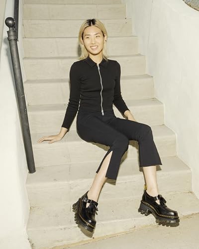 Image of Dr. Martens Women's Corran Leather Mary Jane Heeled Shoes