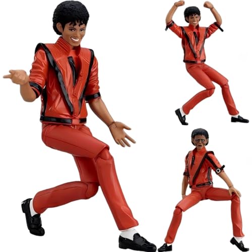 Keyhvao Figurine Michael de 14 cm – Modèle mobile – Statuettes en position debout – Figurine Seigneur de la danse – Décoration cool – Matériau PVC – Cadeaux pour les fans – Unisexe - Les Beatles, Paul McCartney, John Lennon, RIngo Starr, George Harrison Keyhvao Figurine Michael de 14 cm - Modèle mobile - Statuettes en position debout - Figurine Seigneur de la danse - Décoration cool - Matériau PVC - Cadeaux pour les fans - Unisexe