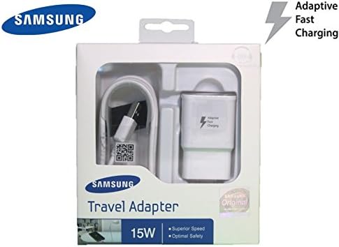 Samsung Galaxy Note 4 T-Mobile Adaptive Fast Charger Micro USB 2.0 Cable Kit! True Digital Adaptive Fast Charging uses dual voltages for up to 50% faster charging!