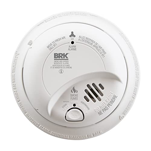 BRK SMOKE CARBON MONOXIDE DETECTOR 120V WIRED WITH BATTERY BACKUP