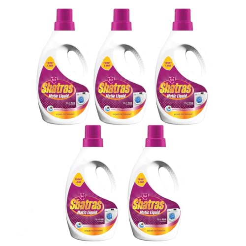 Image of SHATRAS Matic Top Load Liquid Detergent | Stian Remover | 99.9% Germ Protection | Bio Stain Power & Ultra Color Care (Pink 5)