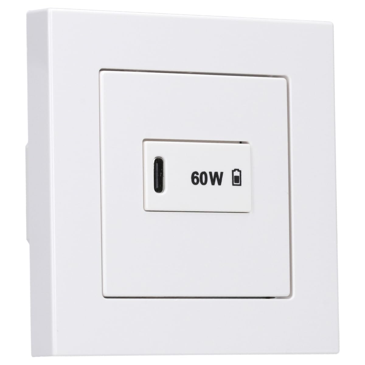 JUNG A USB-C Schnellladegerät 60W Power Delivery Alpinweiß