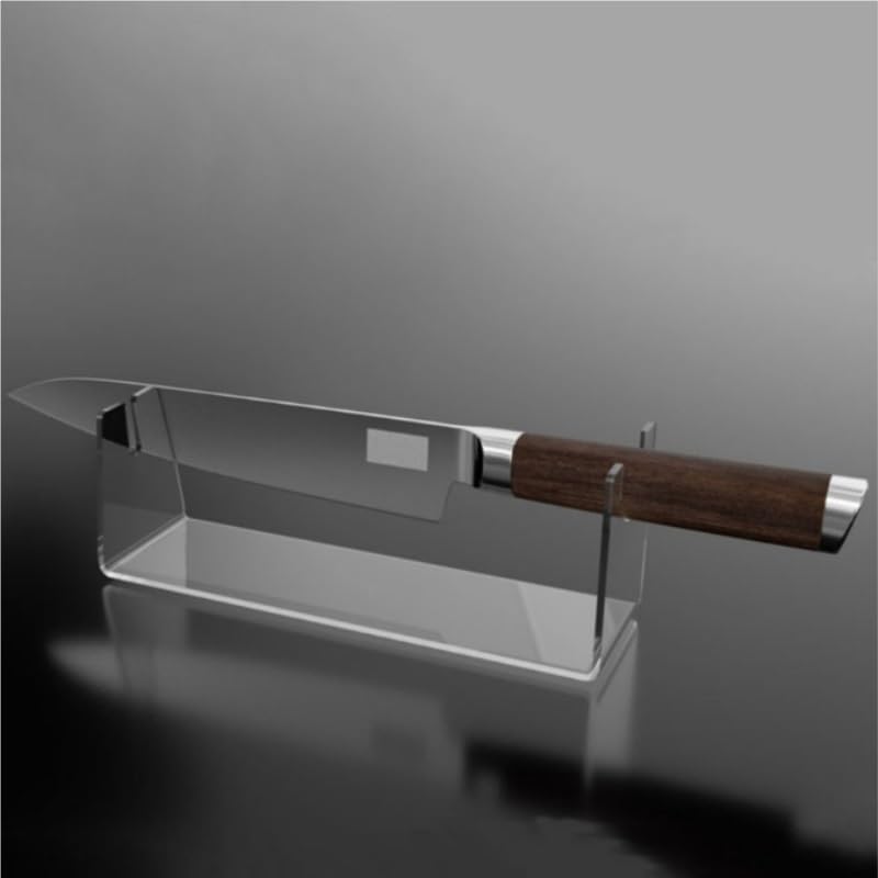 Clear Acrylic Holder Transparent Display Stand for Kitchen Knives Collectibles image 4