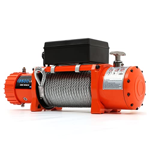 Winche eléctrico durable 13500Ibs 12V cable acero miniatura 5