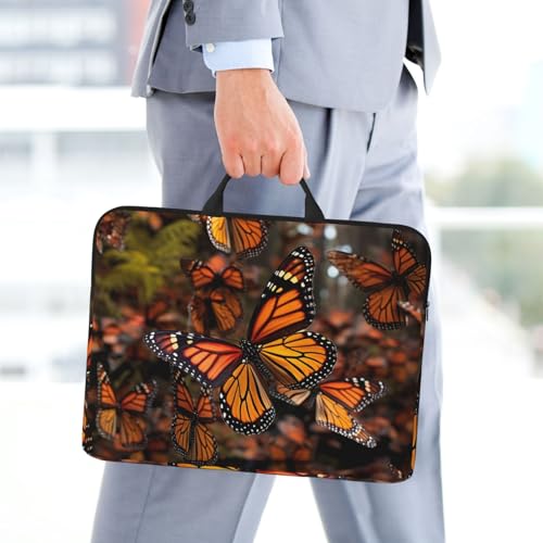 Funda para laptop 14 pulg impermeable y acolchada negra miniatura 2