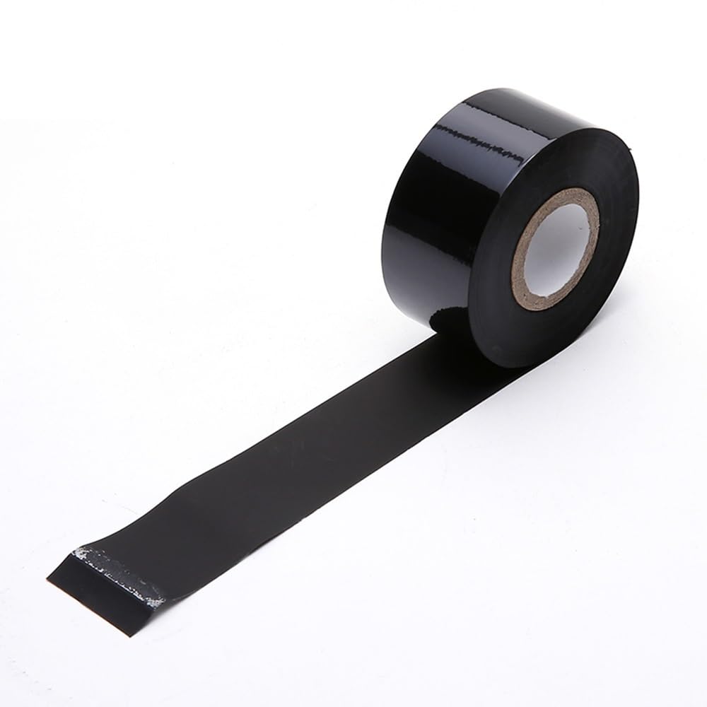 Prägemaschine, Thermotransferband for Banddruckmaschinen, 30 x 100 m, Datumsdruckerzubehör, schwarz, 30 mm Breite(10pcs)