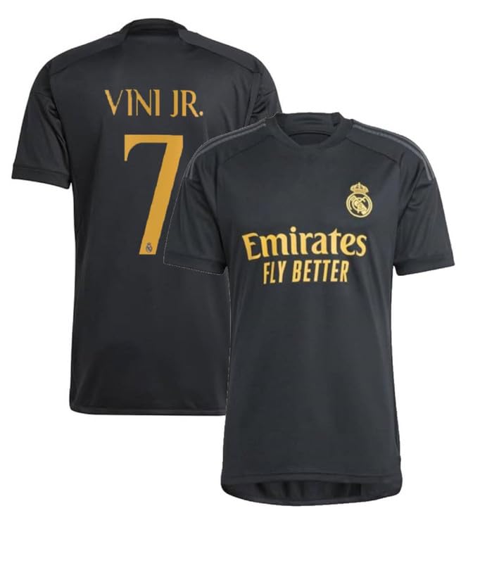 Vini Jr 7 Club Team Football Third Jersey 2023/2024 for (Boys,Kids,Men)