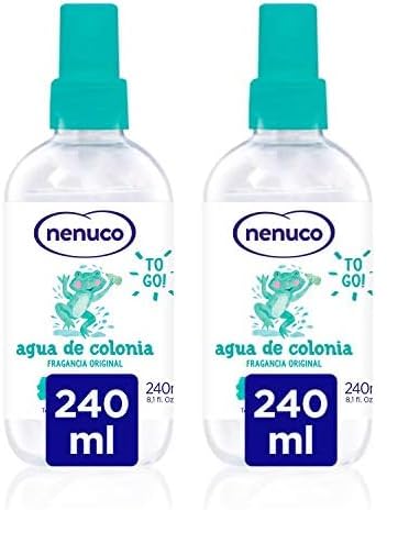 Nenuco Agua de Colonia recomendado para Bebés Recién Nacido (A partir de 3 meses), Fragancia Original - Formato Spray 240 ml (Paquete de 2) Nenuco Agua de Colonia recomendado para Bebés Recién Nacido (A partir de 3 meses), Fragancia Original - Formato Spray 240 ml (Paquete de 2)