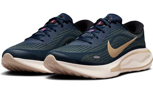Nike Journey Run Men's Road Running Shoes (FN0228-403, Armory Navy/Green Strike/Pale Ivory/Desert Khaki)2