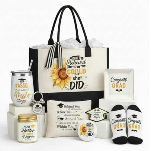 Locmeo 10 Pcs 2026 Graduation Gifts for Women Best College