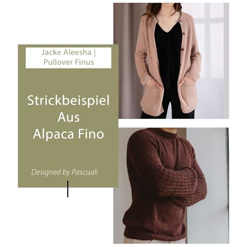Laine d'alpaga douce PASCUALI Alpaca Fino pour peaux sensibles tricot anti-irritation vieux rose