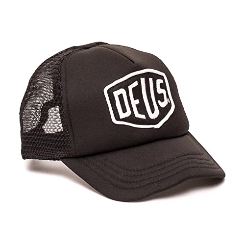 Gorra Deus Ex Machina Baylands Black/White ajustable con rejilla transpirable