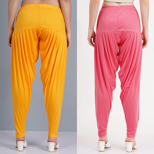 Image of Buy That Trendz Patiala Salwar for Women Relaxed Fit Viscose Patiyala Salwar Harem Bottom Pants
