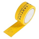 POPETPOP Antistatisches Warnband Gelbes Sicherheitsklebeband Zur Bodenmarkierung Statische Gefahrenvermeidung Robuste Warnklebebandrolle Für Werkstätten Büros Und Zuhause