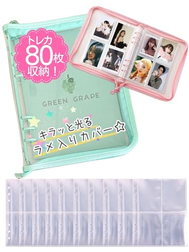 Amazon.co.jp: 三八商店 トレカケース 推し活 【 A5 リフィル10枚 80枚