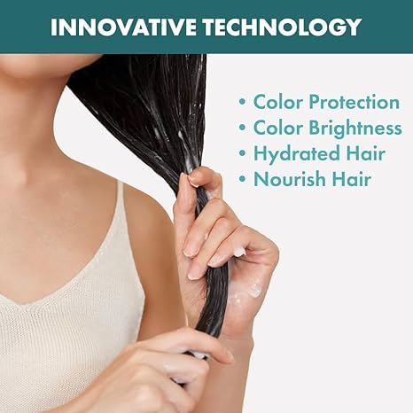 Miniatura 5 de Máscara reparadora de reconstrucción para cabello dañado - Seguro para cabello teñido - Reparación del cabello dañado - Sin parabenos y parafina -